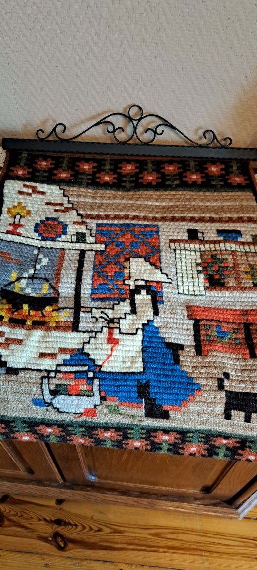 Stary kilim wełniany kuchnia