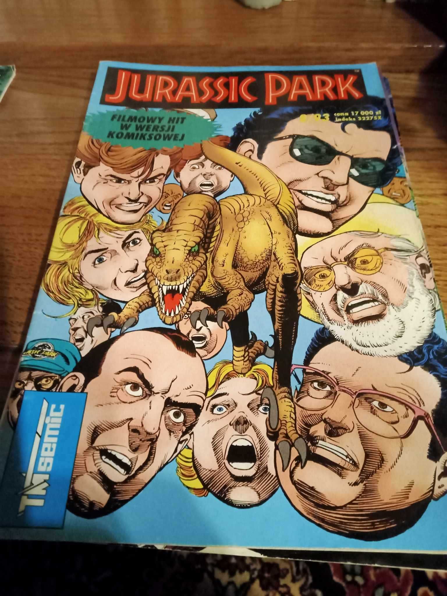 Komiks Jurassic Park 1-4 rok1994