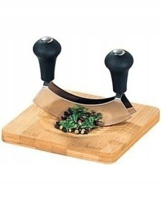 zestaw do ziół deska+siekacz 16x16cm kesper niemcy