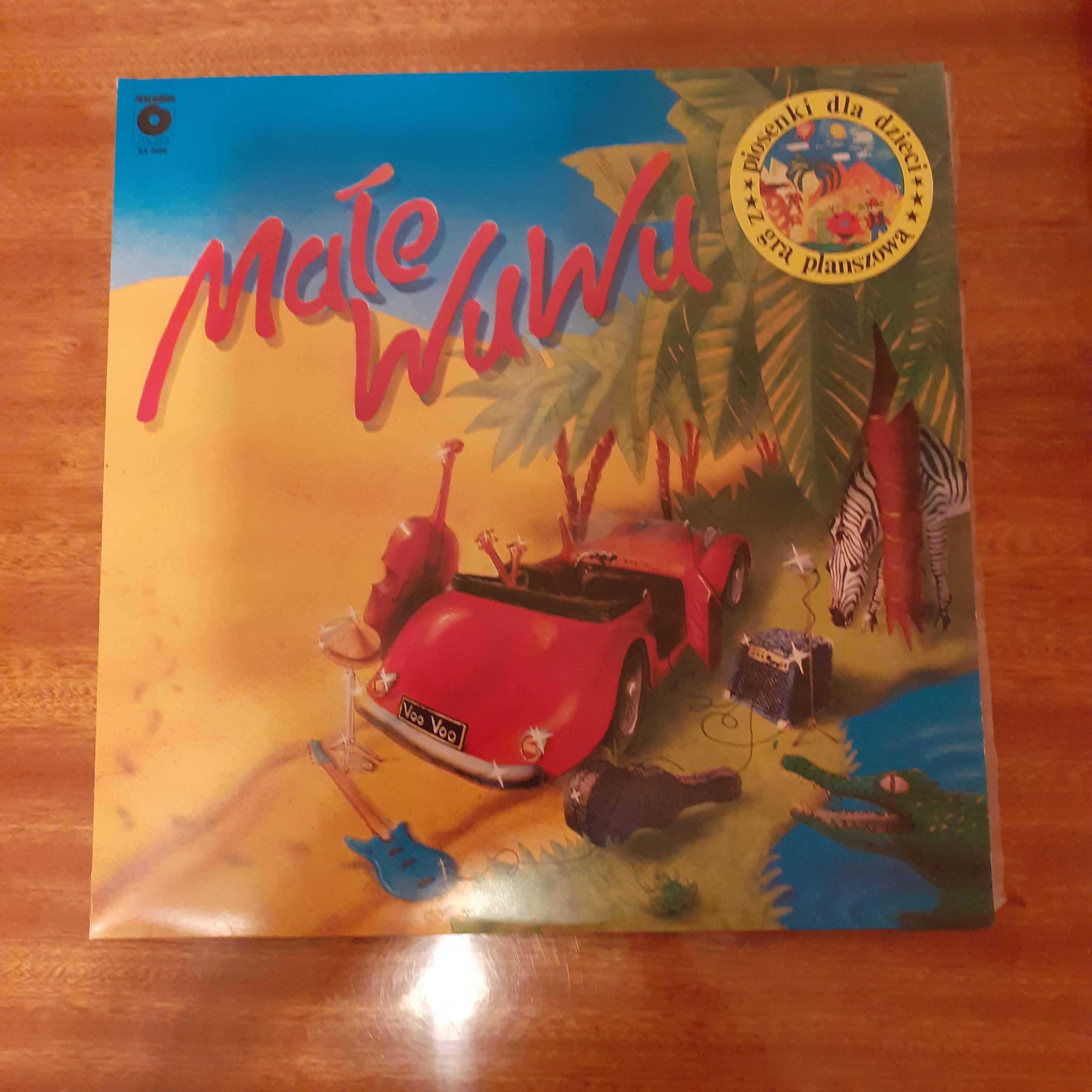 Małe WuWu  płyta winylowa z piosenkami dla dzieci i grą planszową 1988