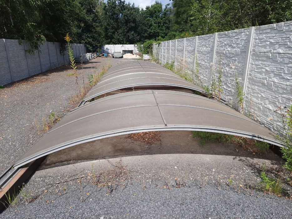 Zadaszenie łukowe poliwęglan 3x10