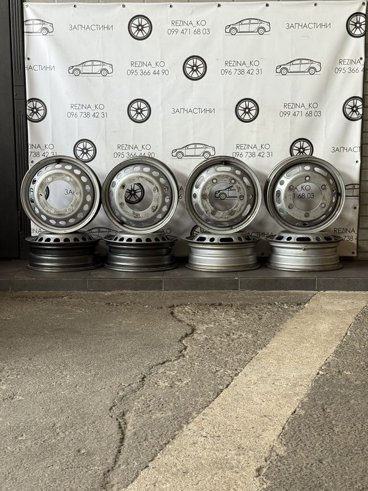 Диски 6х205 R16 Спарка Mercedes Sprinter 906,VW Crafter