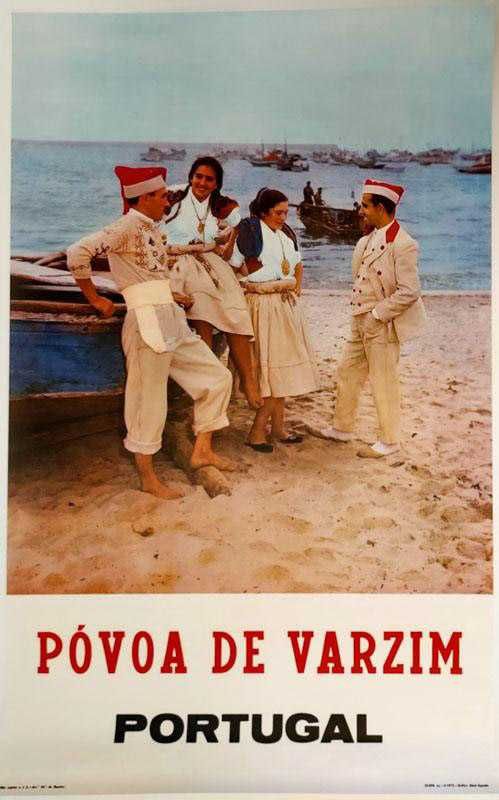 Cartaz Publicitário da Póvoa de Varzim de 1972