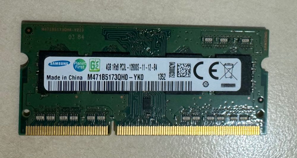 Pamięć RAM DDR3L 1600MHz 4GB Samsung M417B5173QH0-YK0