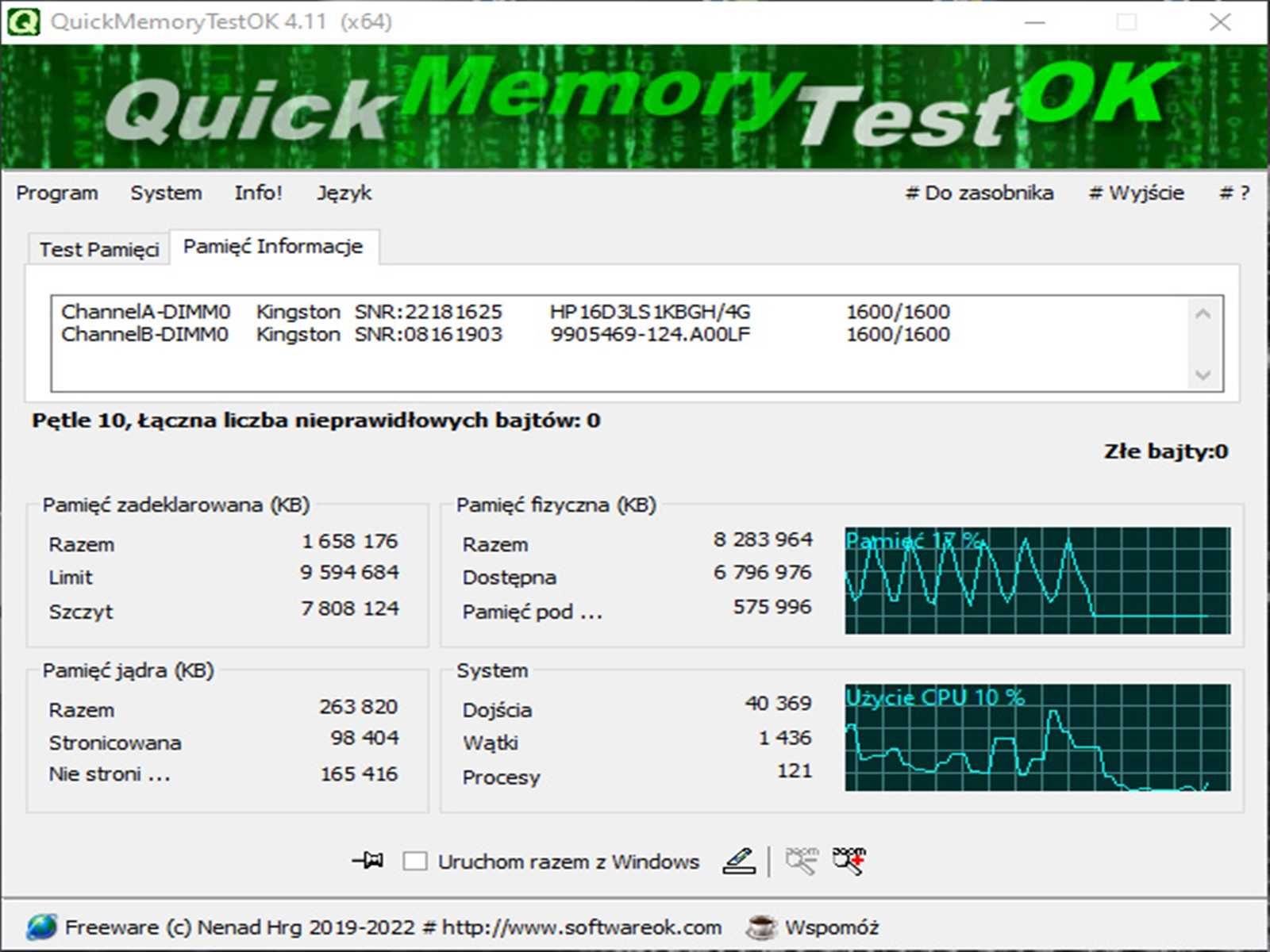 DDR3 4GB KingSton 12800 L