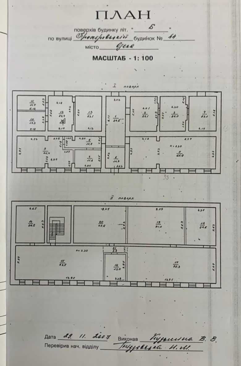 Продам фасадное здание, 620 м2, на Прохоровской. Под реконструкцию.