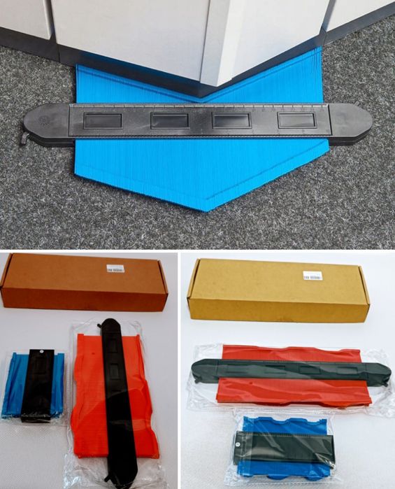 Zestaw mierników konturowych szablon 2 szt, Nowe