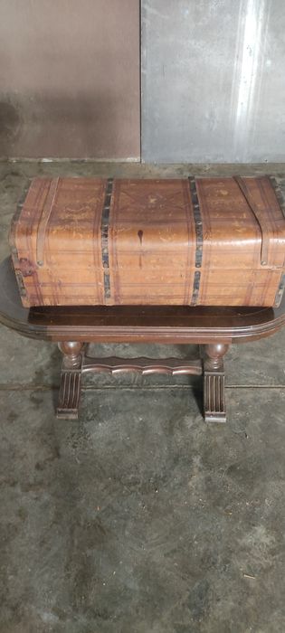 Mala vintage de couro