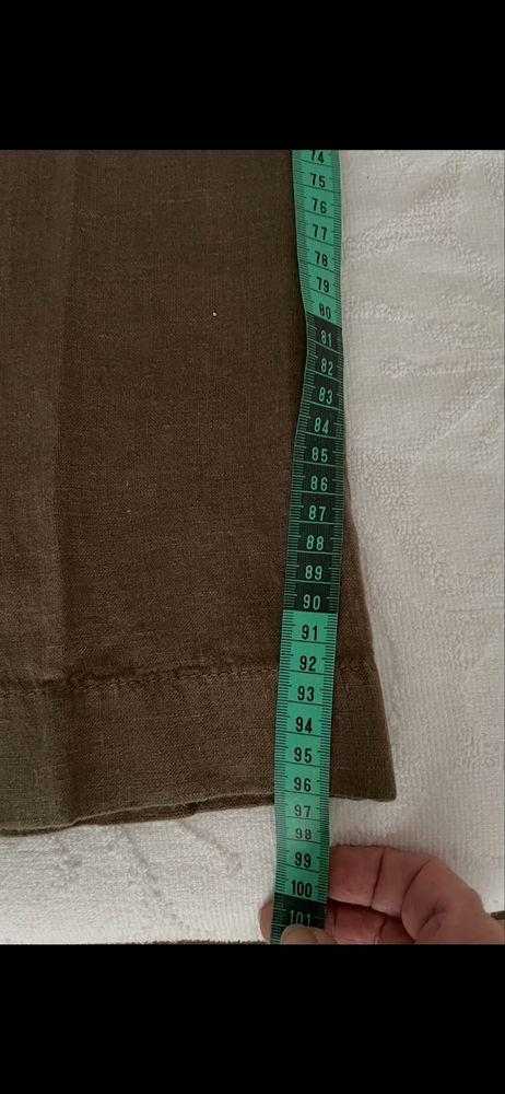 Spodnie 100% len - Massimo Dutti