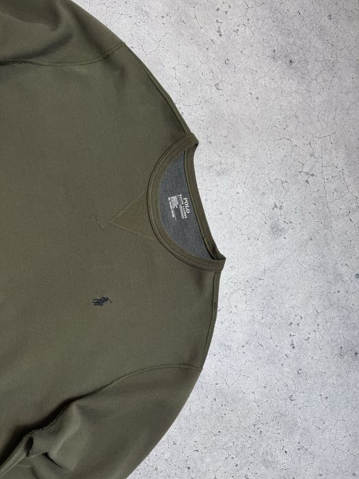 Мужская Кофта Свитшот Polo Ralph Lauren Оригинал Хаки Размер XL-XXL