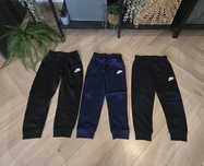 3 pak spodnie dresowe Nike 116 - 122 chłopięce