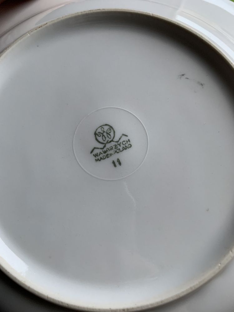 Talerze ozdobne porcelana