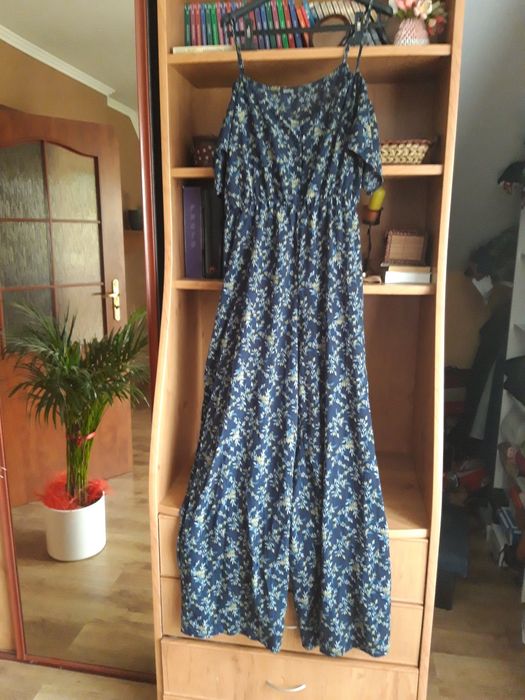 Długi kombinezon kuloty z szerokimi nogawkami  roz. 50/52  5XL  Boohoo