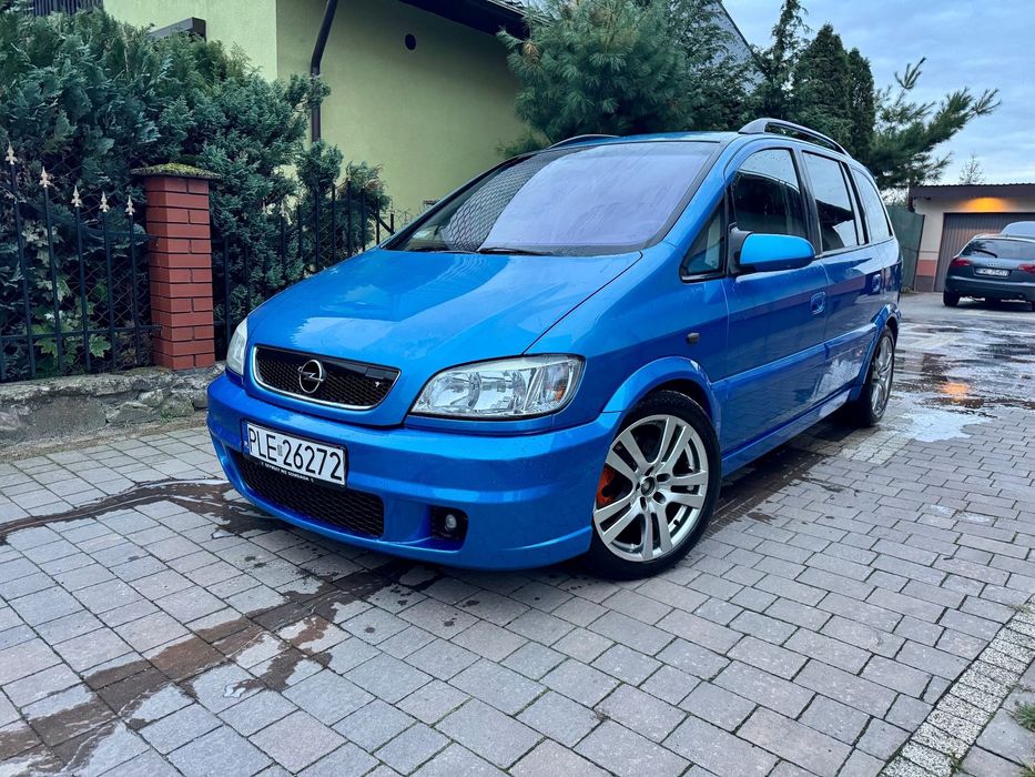 Opel Zafira 2.0 Turbo OPC 200Km Klima*Elektryka*Alufelgi*Recaro*Skóry*DVD*Tempomat