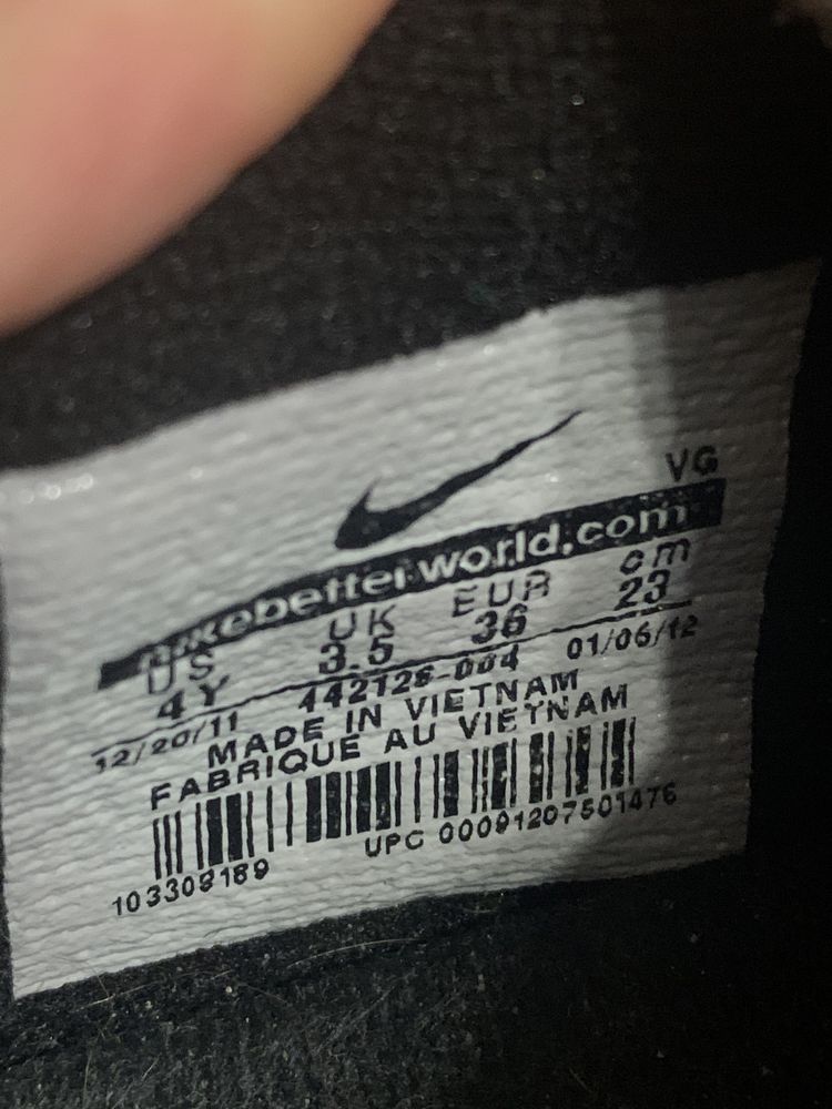 Копочки Nike 36 розмір