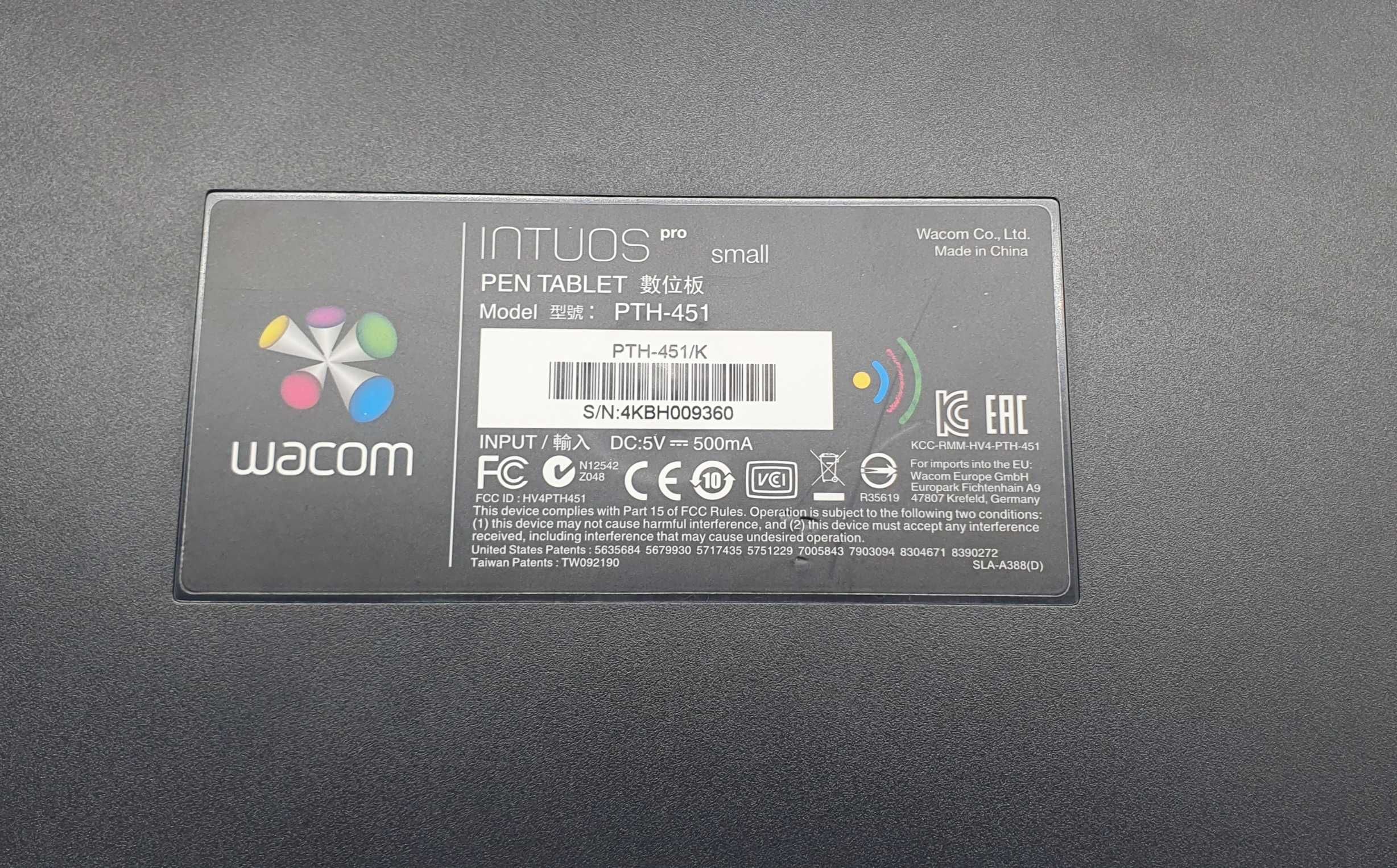Wacom Intuos Pro S PTH-451