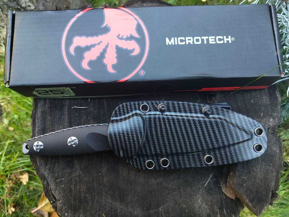 Брелок EDC компактний фіксед Microtech Socom Alpha Mini Warcom Black
