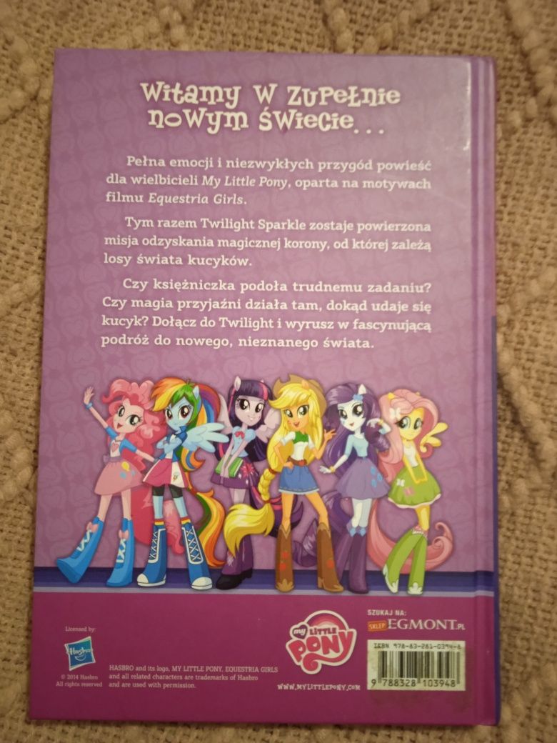 Książka dla dzieci My Little Pony Equestria Girls Po Tamtej Stronie Lu