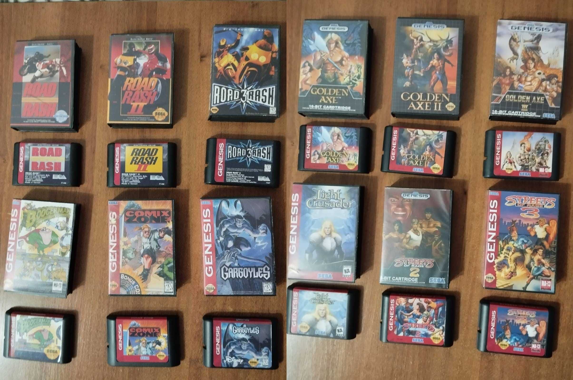 Картриджі для sega mega drive