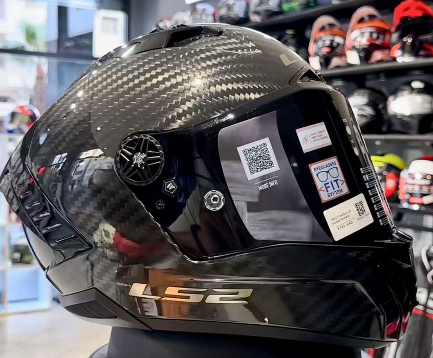 Capacete LS2 Thunder Carbon NOVO (30% Desconto) EXTRAS. Tam M-L-XL