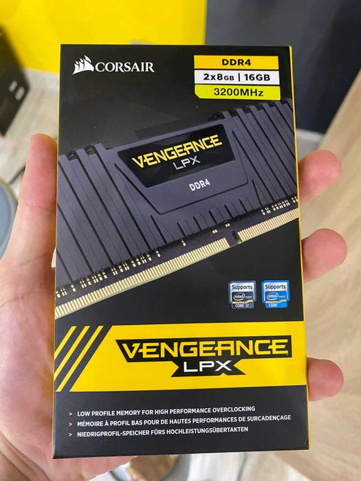 Pamięć ram Corsair Vengeance LPX, DDR4, 16 GB (2x8gb), 3200MHz, CL16