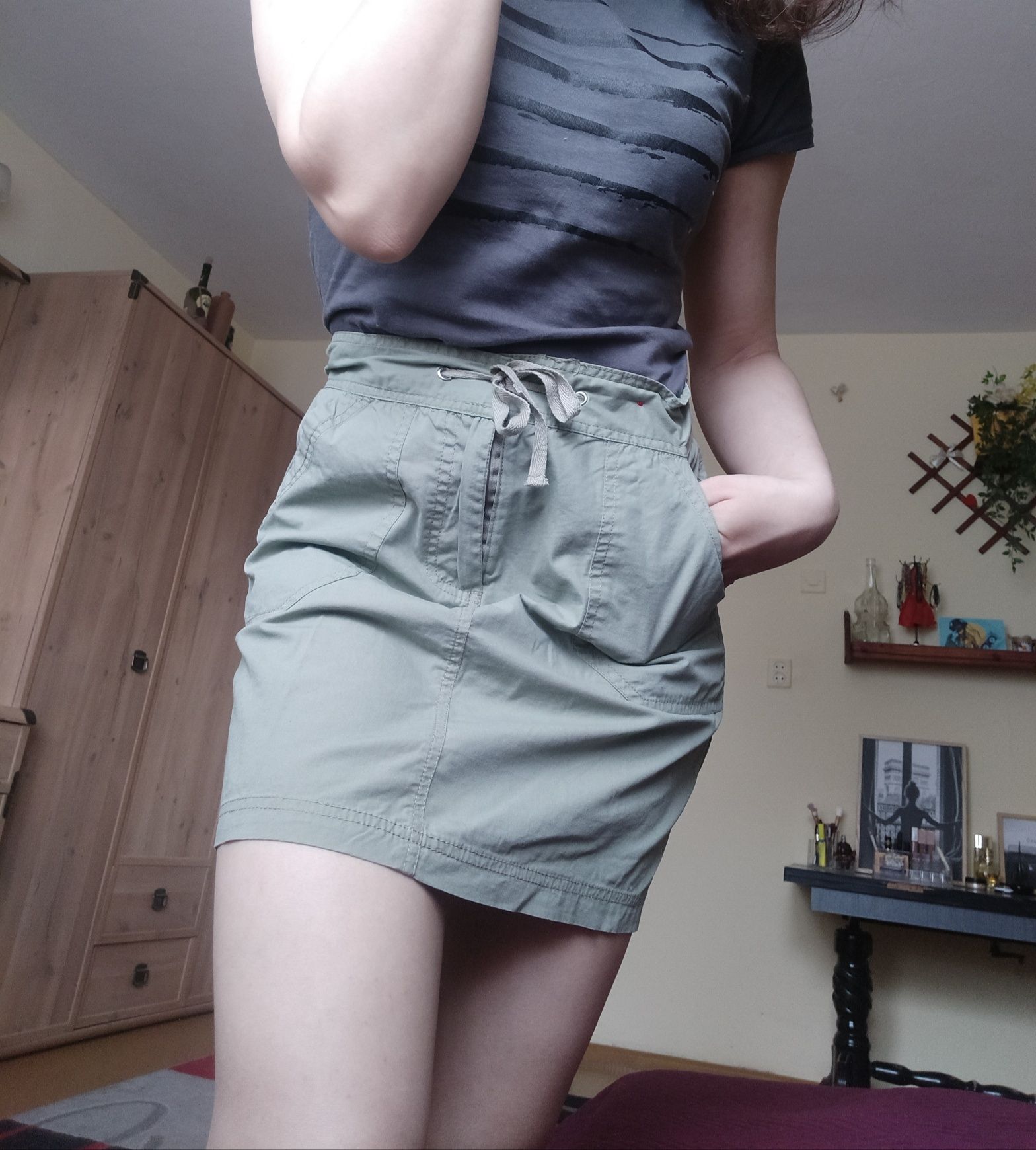 Spódnica Primark khaki