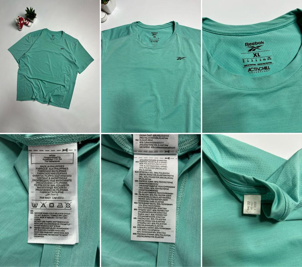 Футболка тренировочная Reebok Activchill originals оригинал size M, XL