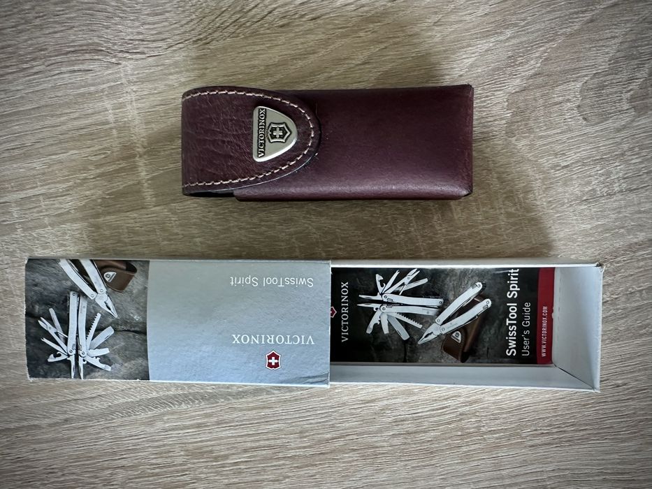Swiss Tool Spirit X Victorinox, nowy z etui skorzanym