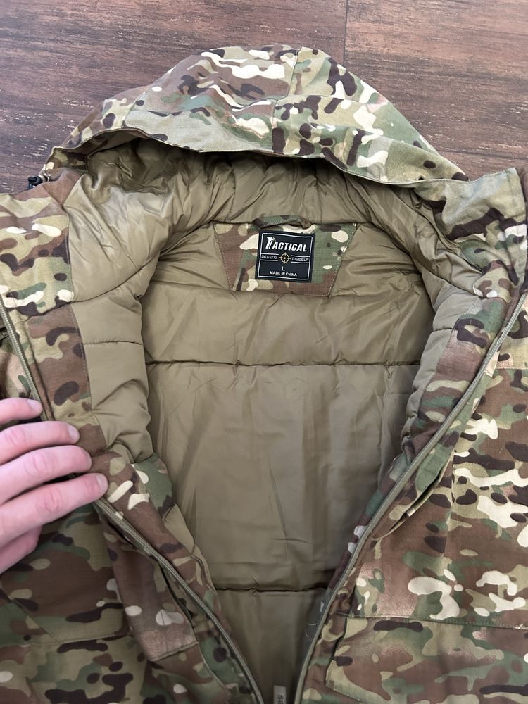 Зимова військова куртка мультикам 7 рівня захисту - 30 температура