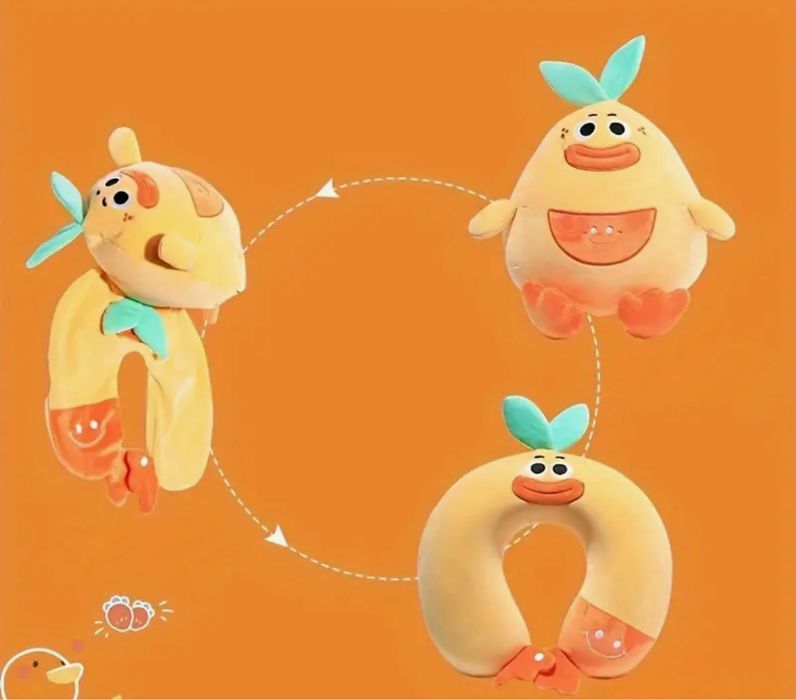 Подушка в дорогу - іграшка Качка