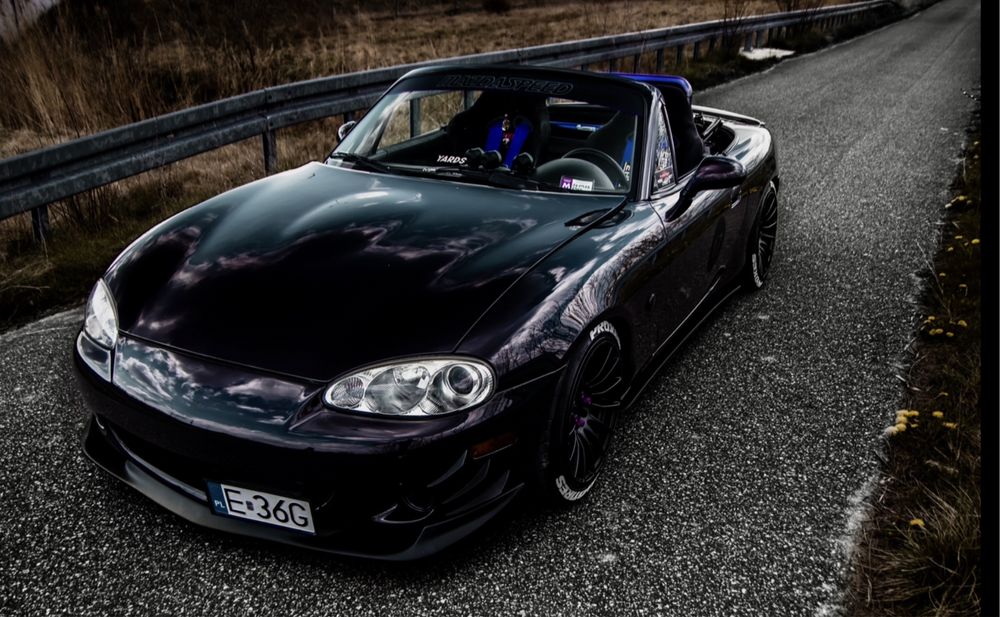 Mazda mx5 Turbo, bez rdzy, 6 skrzynia, torsen