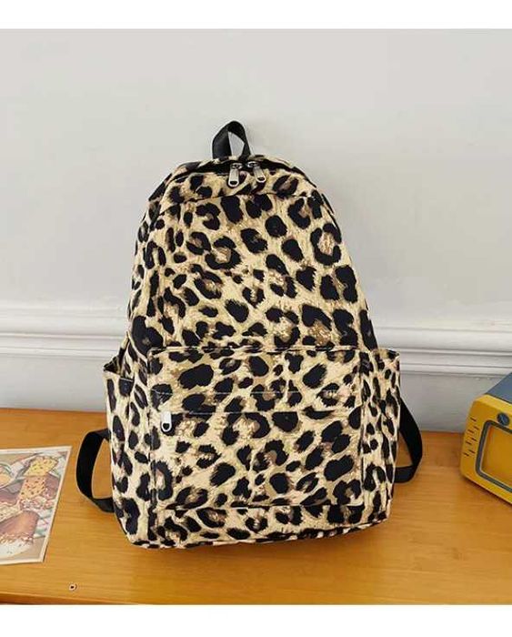 Великий леопардовий рюкзак, анімалістичний принт