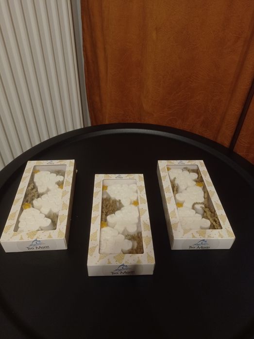 Mydełka w kształcie choinek Glicerynowe