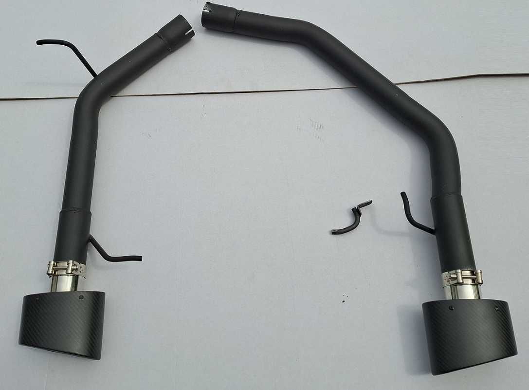 tłumik wydech przelot rura AUDI A5 8t A4 B8 S4 S5 RS4 remus 150x90mm