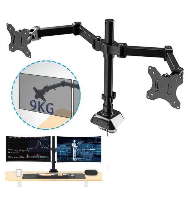 Крепление настольное на два монитора Z022 17"-33