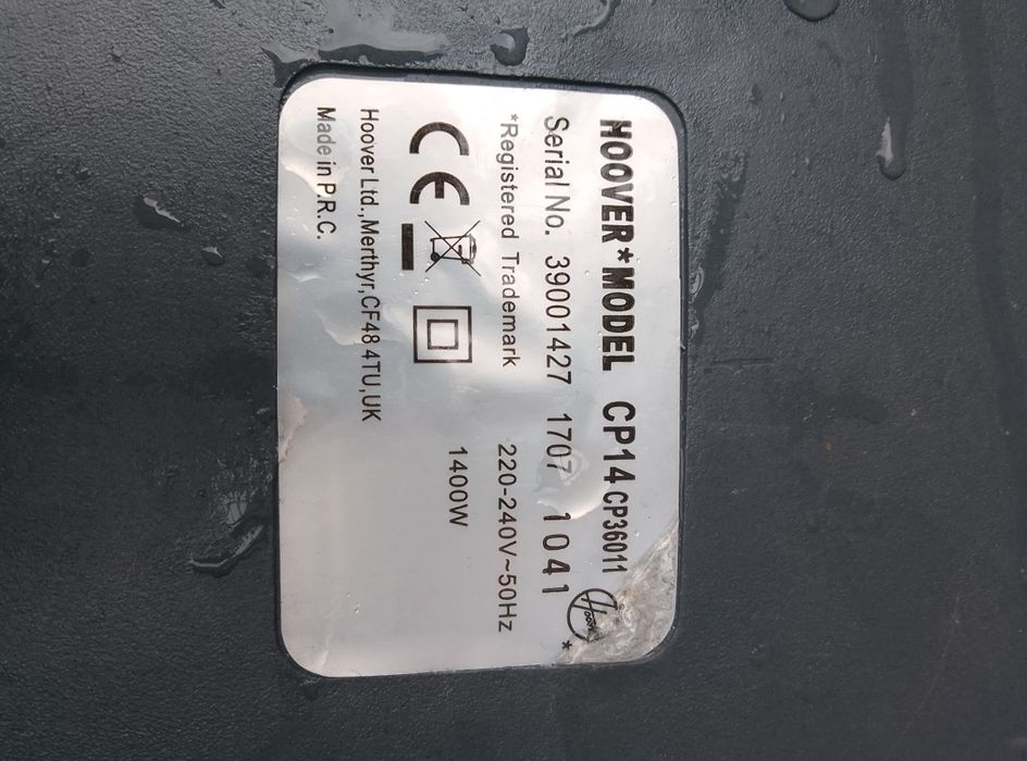 Wąż rozsuwana rura i szczotka do odkurzacza Hoover Capture CP14