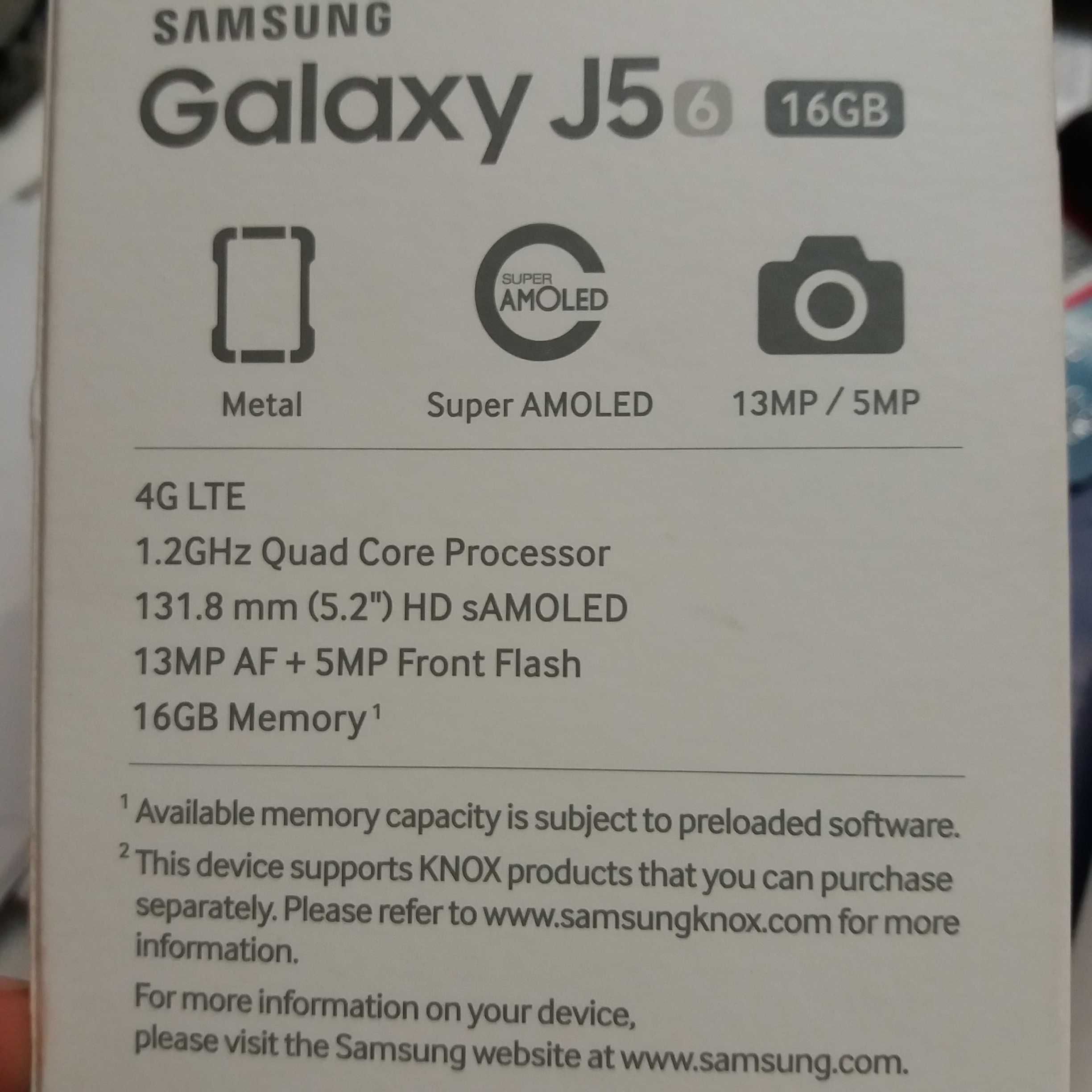 Samsung Galaxy DUOS J5 (2017) SM-J510FN dual SIM dwie karty i MICRO SD