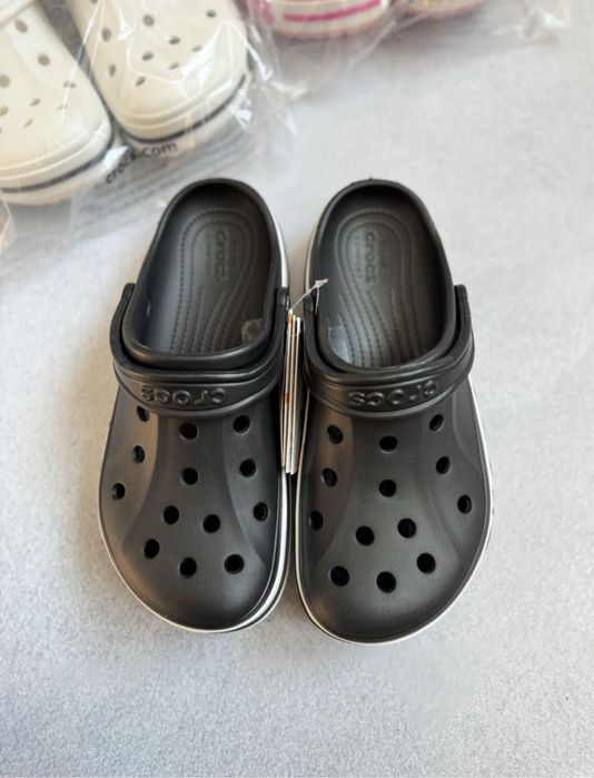 Кроксы Crocs Bayaband Clog Black Крокси Тапки Сабо