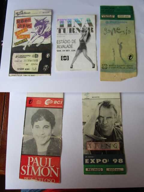 bilhetes concertos    Sting Paul Simon