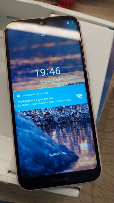 Nokia 4.2 de cor rosa