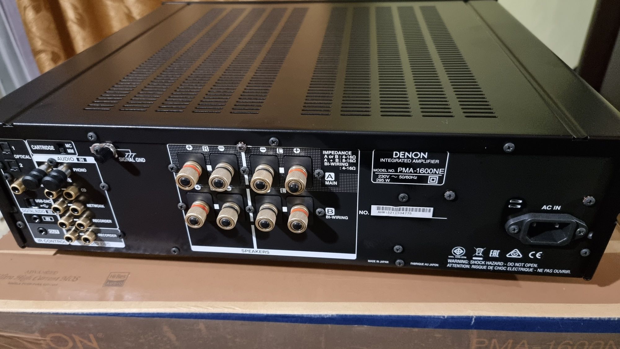 Новий ‼️Denon pma 1600 ne Шикарный усилитель MosFet с USB ЦАП DSD 11,