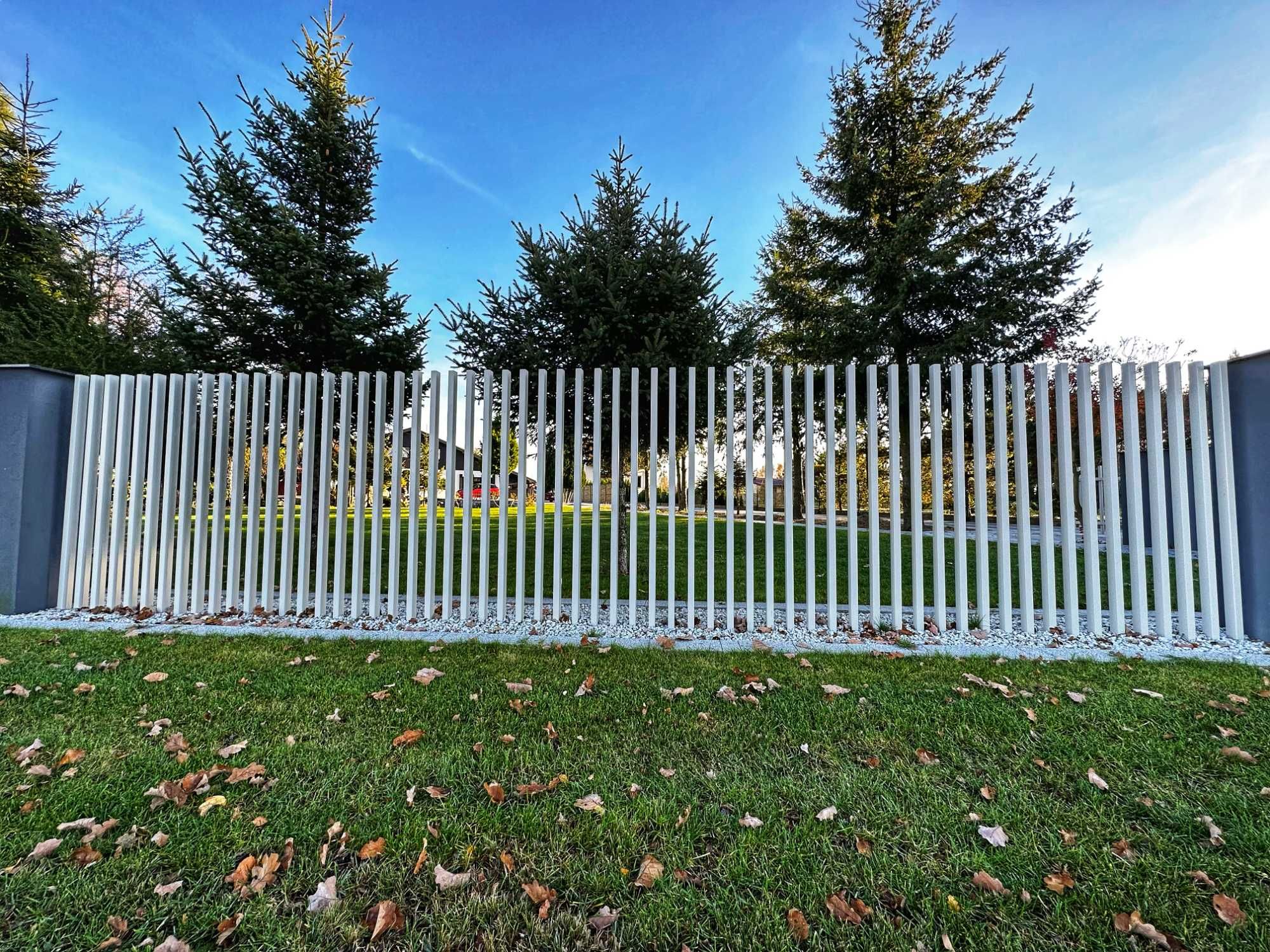 Ogrodzenie grzebieniowe płot nowoczesne ogrodzenie palisada pionowa