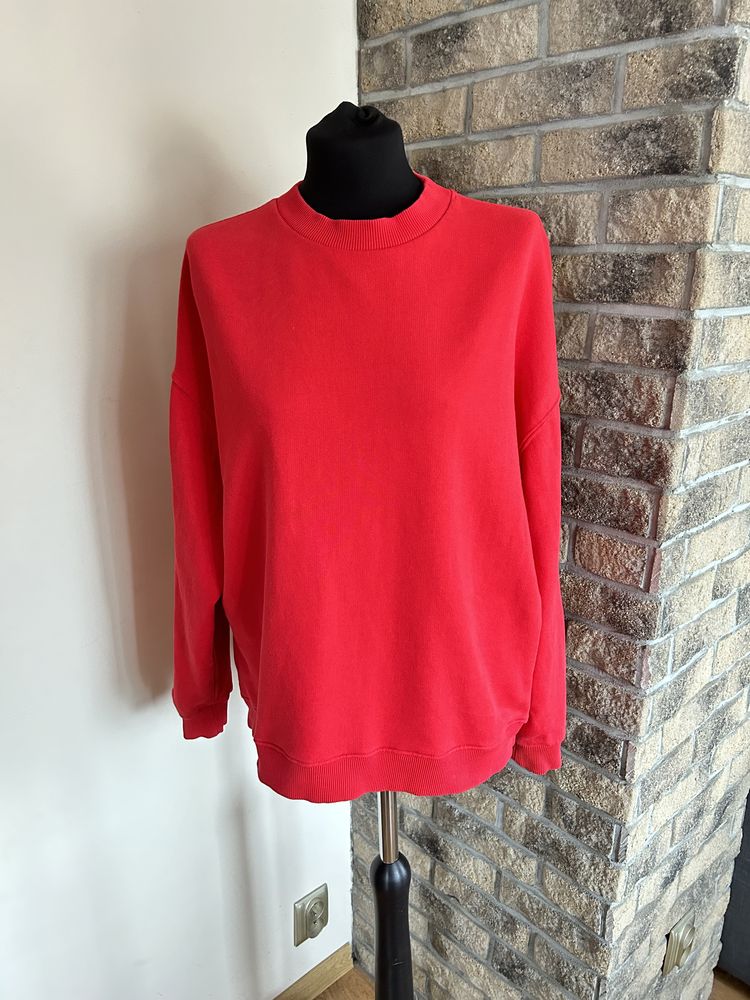 Czerwona wiosenna bluza rozmiar M bawełna