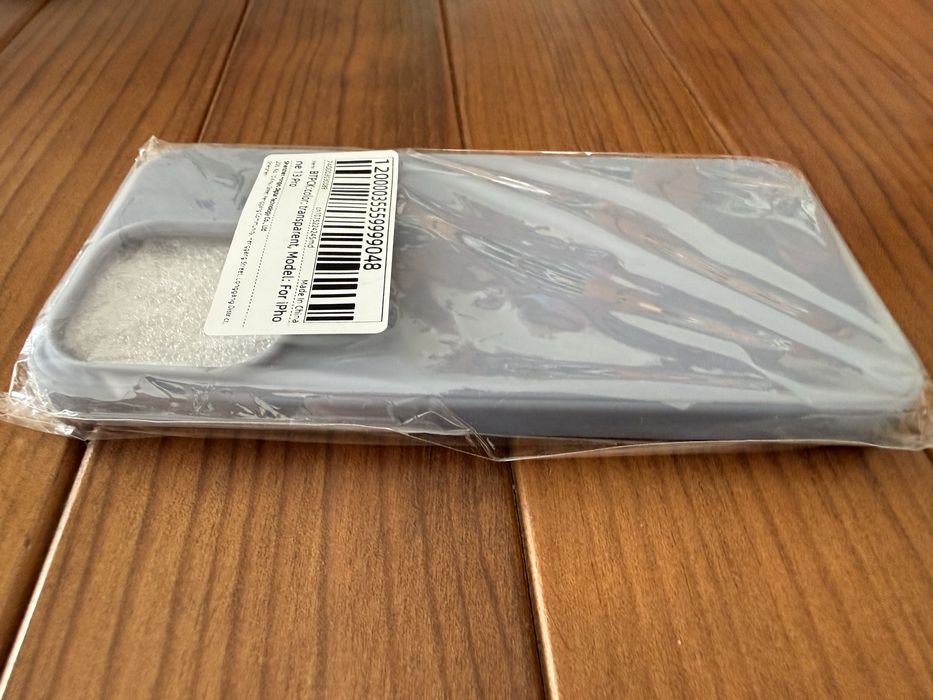 Capa em silicone azul para iPhone 13 Pro