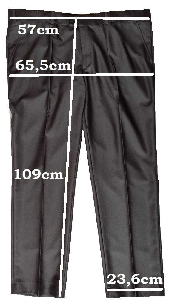 *_* GARNITUR męski szary stalowy wzrost ok. 180cm