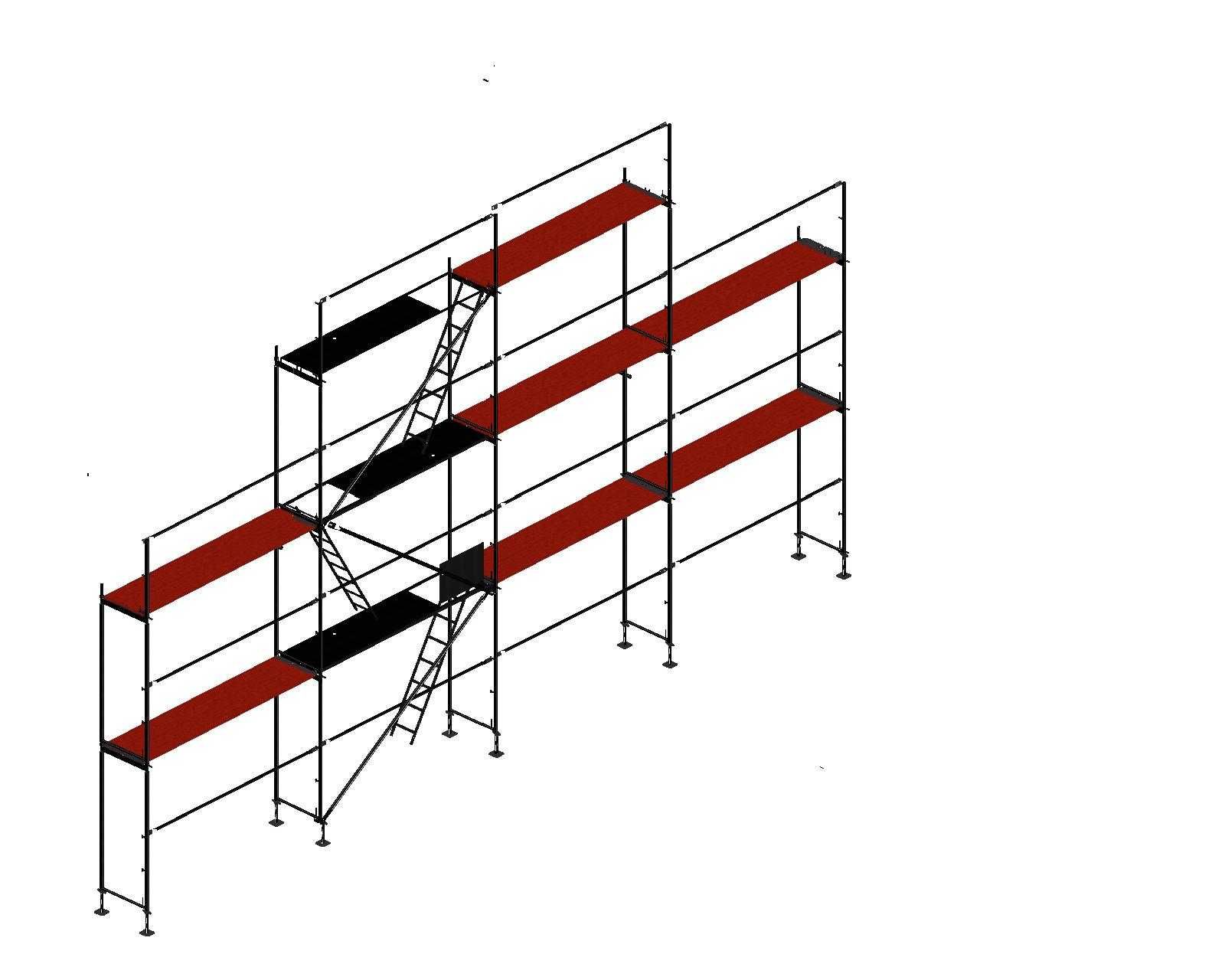 Rusztowanie systemowe 12 x 8,5 plettac pletka sl 70