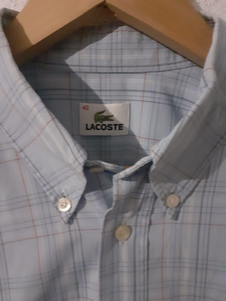 Camisa Manga Curta Lacoste Tamanho 42 (L)