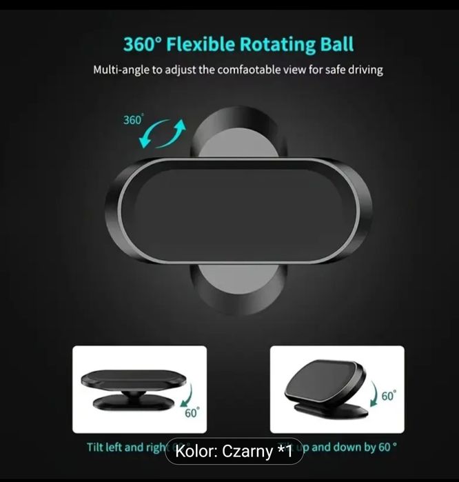 Uchwyt magnetyczny na telefon