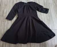 Czarna sukienka rozkloszowana rozmiar XL