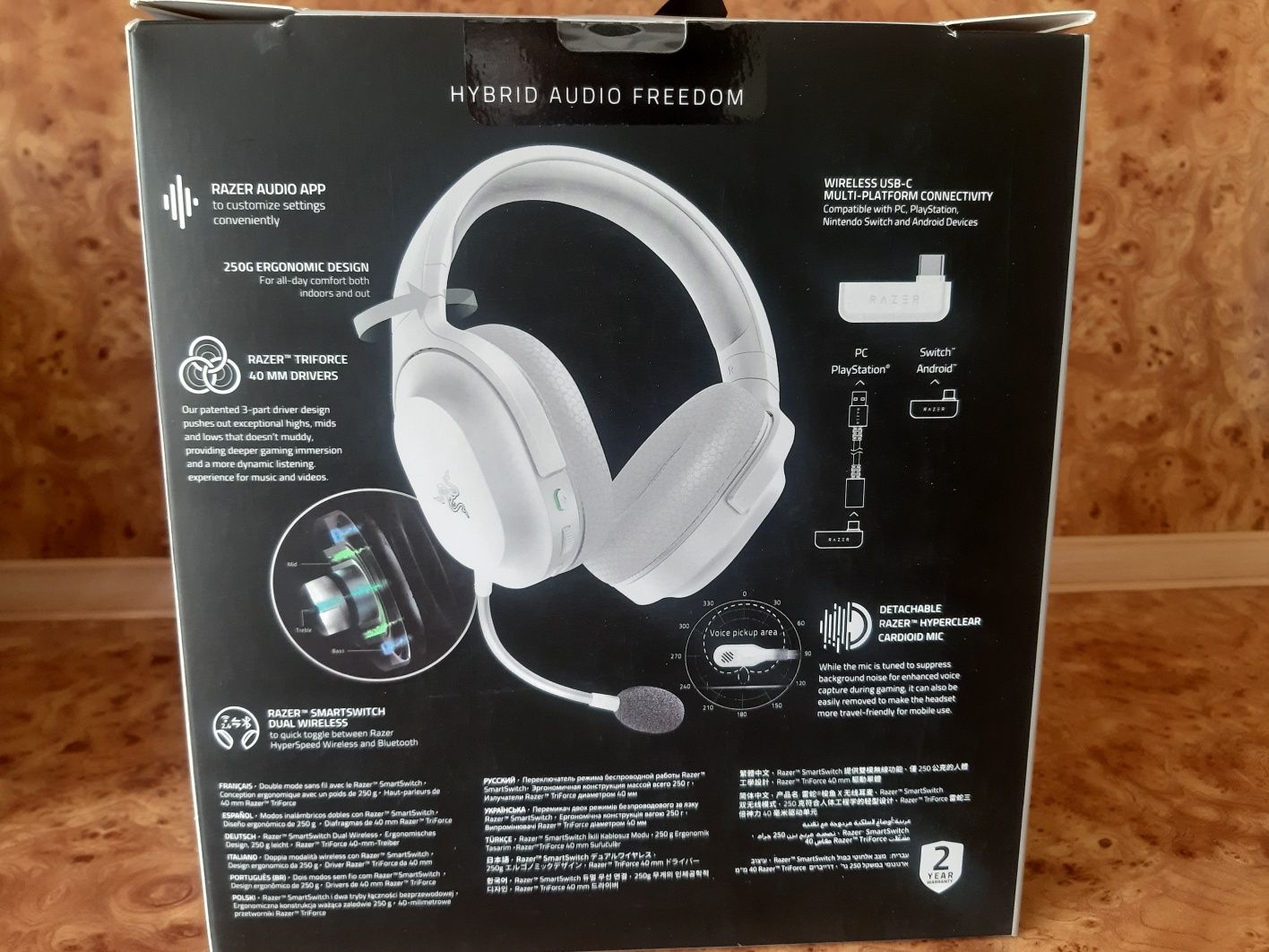 Навушники Razer Barracuda X 2022 Quartz (Рожеві) (Bluetooth 5.2)
